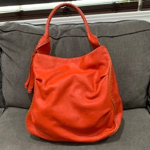Oryany Large Leather Hobo Shoulder Bag